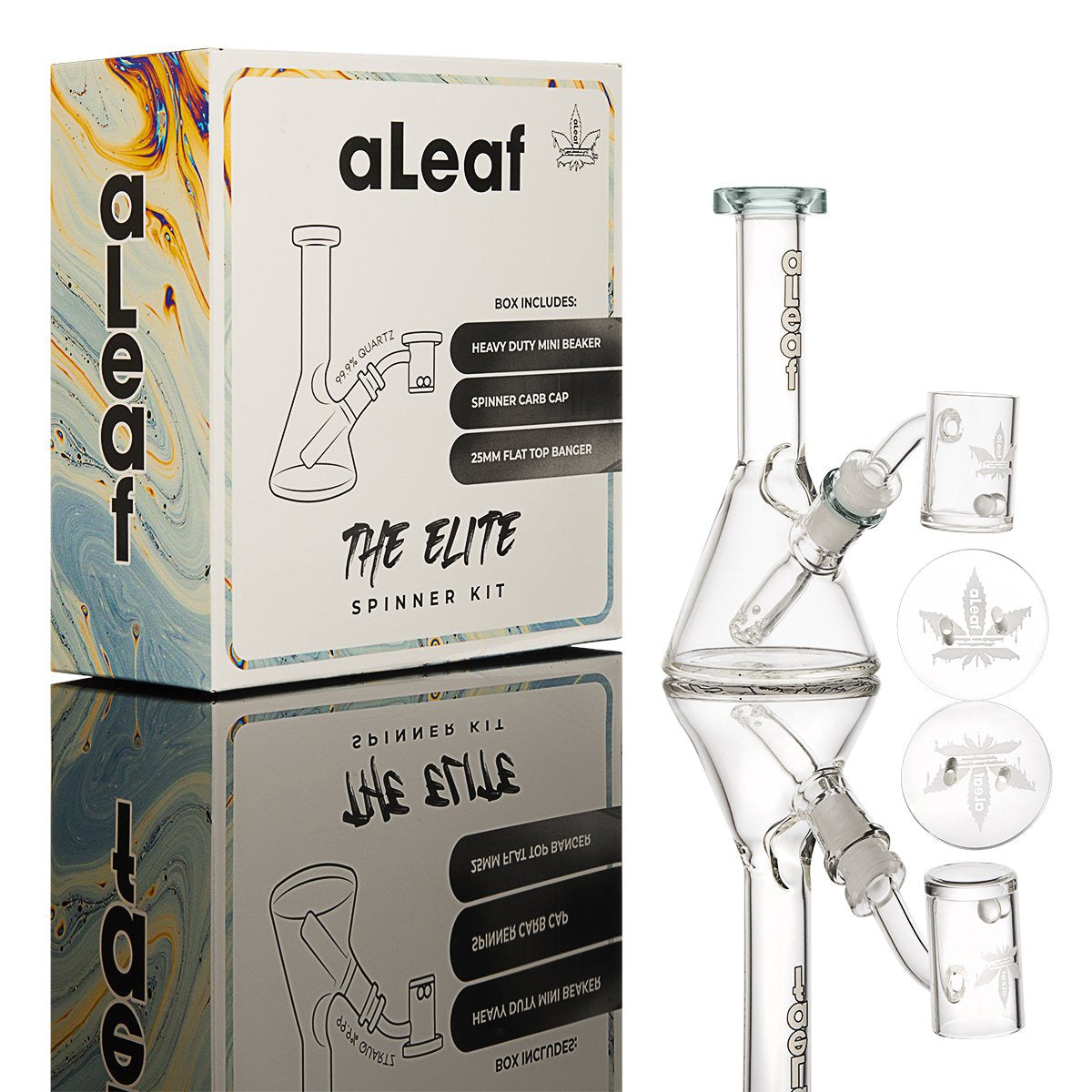 The Elite Spinner Kit™ *Your Dream Dabber Kit* aLeaf Glass
