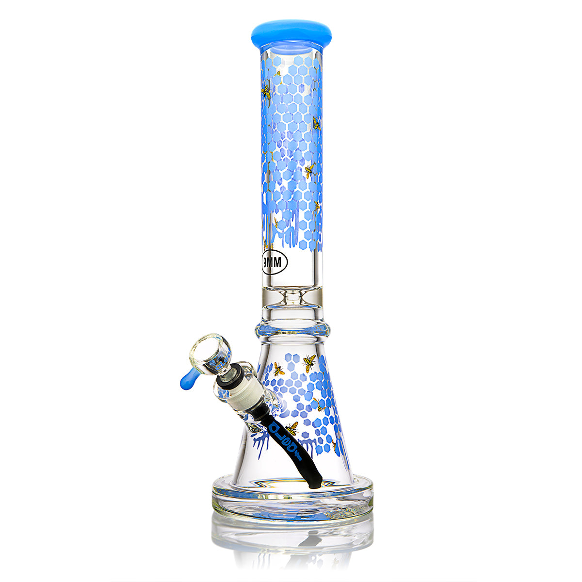 16" aLeaf® Hollow Base 9MM Honey Comb Beaker