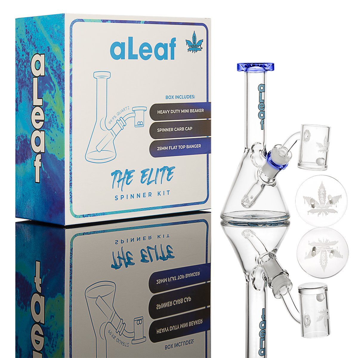 The Elite Spinner Kit™ *Your Dream Dabber Kit* aLeaf Glass
